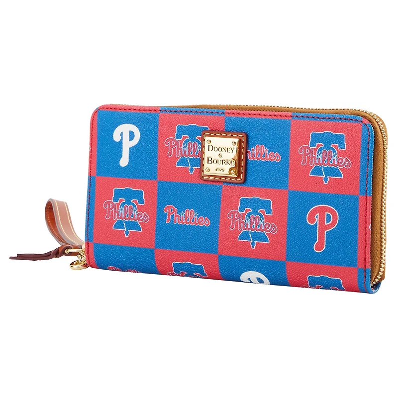 Pochette zippée pour femme Dooney & Bourke Game Day des Philadelphia Phillies