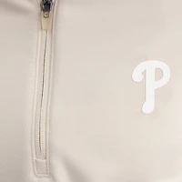 Pull à demi-zip oversize gris Philadelphia Phillies de Fanatics pour femme