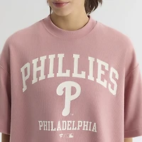 T-shirt Fanatics Faded Rose Philadelphia Phillies Iconic Boxy pour femmes