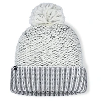 Pull à revers et pompon Fanatics gris chiné pour femme des Philadelphia Phillies