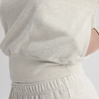 Women's Fanatics Oatmeal Heather Philadelphia Phillies Iconic Terry Quarter-Zip Sweatshirt