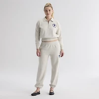 Women's Fanatics Oatmeal Heather Philadelphia Phillies Iconic Terry Track Pants
