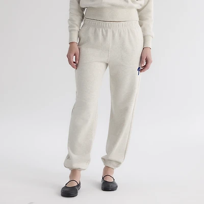 Women's Fanatics Oatmeal Heather Philadelphia Phillies Iconic Terry Track Pants