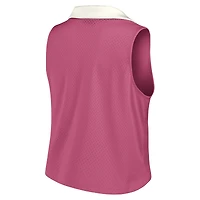 Women's Fanatics Pink Philadelphia Phillies Studio Wellness V-Neck Tank Top