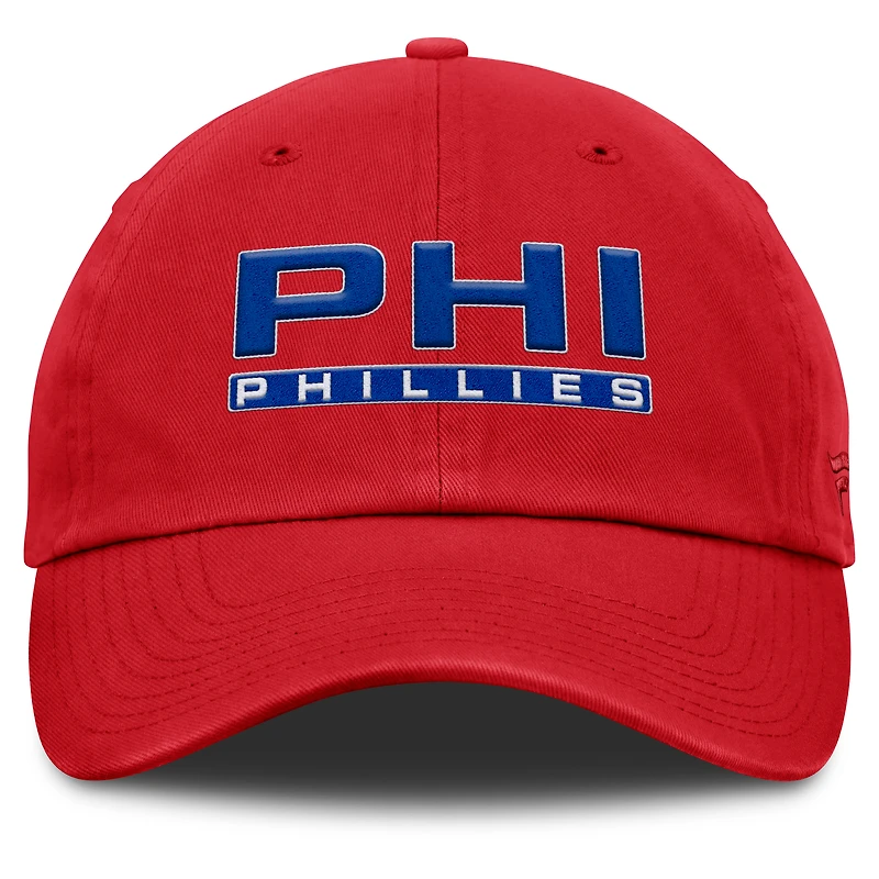 Women's Fanatics Red Philadelphia Phillies Fly Out Adjustable Hat