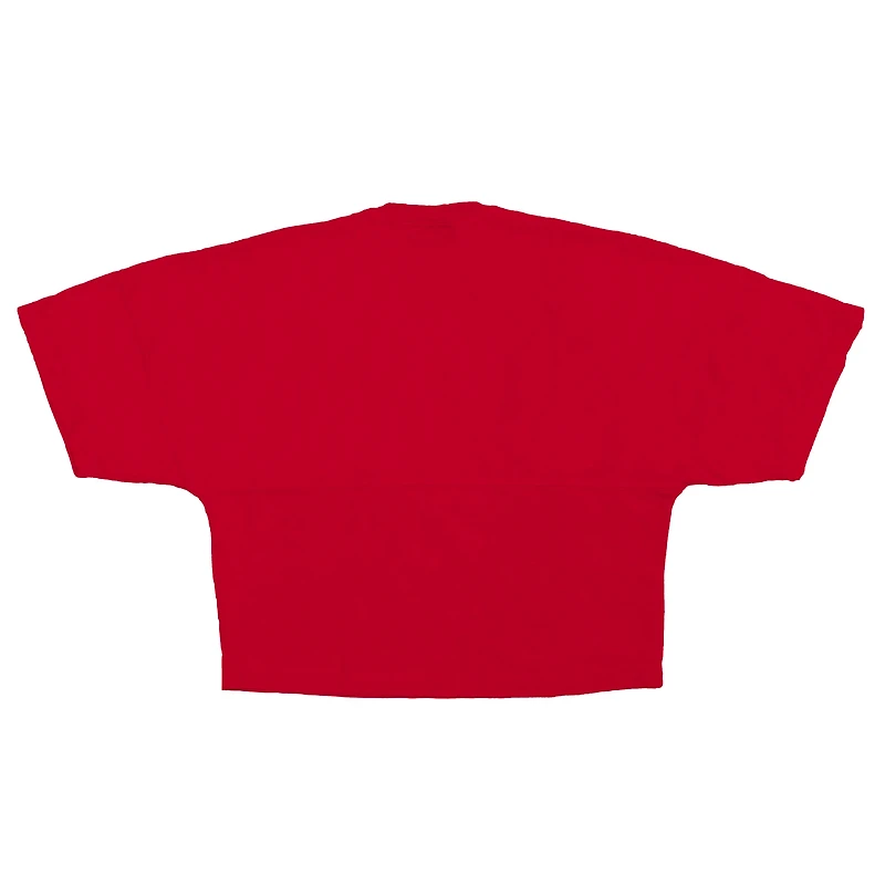 Women's Fanatics  Red Philadelphia Phillies Skyline Crop T-Shirt