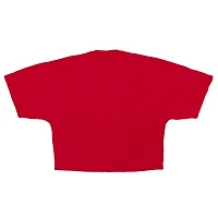 Women's Fanatics  Red Philadelphia Phillies Skyline Crop T-Shirt
