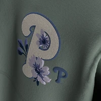 Women's Fanatics  Sage Green Philadelphia Phillies Floral Spirit Jersey Long Sleeve T-Shirt