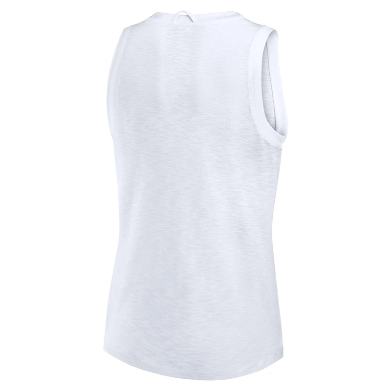 Women's Fanatics White Philadelphia Phillies Activate Slub Tank Top