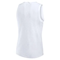 Women's Fanatics White Philadelphia Phillies Activate Slub Tank Top