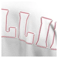 T-shirt à manches longues Fanatics blanc Philadelphia Phillies Baseball Stitch Spirit Jersey pour femmes