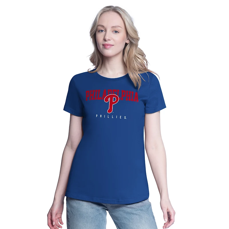 Women's G-III 4Her by Carl Banks Red/Royal Philadelphia Phillies Two T-Shirt Combo Pack