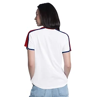 Women's G-III 4Her by Carl Banks  White Philadelphia Phillies First Lane Fashion T-Shirt