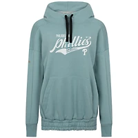 Women's Levelwear Blue Philadelphia Phillies Waterfall Glide Pullover Hoodie