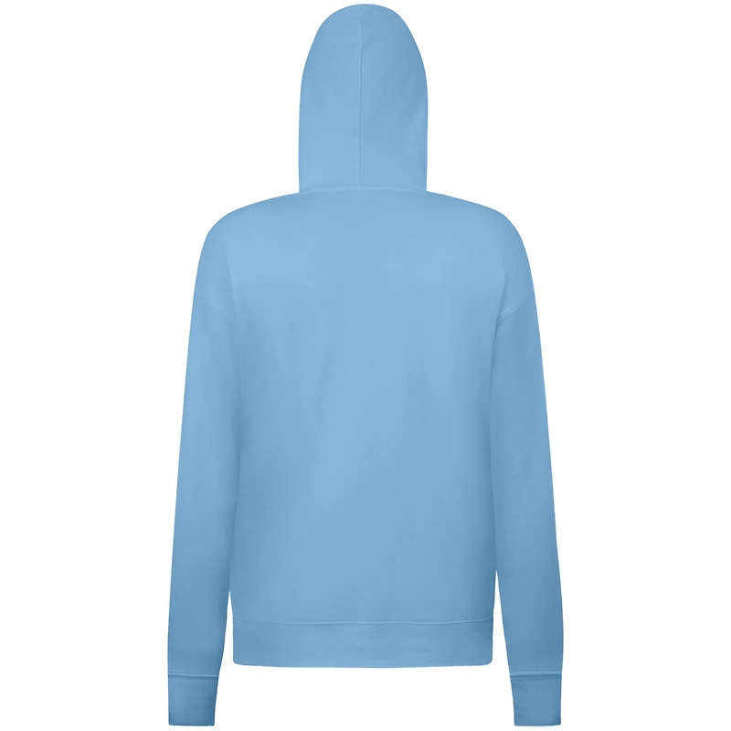 Women's Levelwear Light Blue Philadelphia Phillies Adorn Throwback Spellout Pullover Hoodie