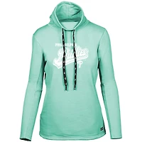 Women's Levelwear  Mint Philadelphia Phillies Loop Sweep Pullover Sweatshirt