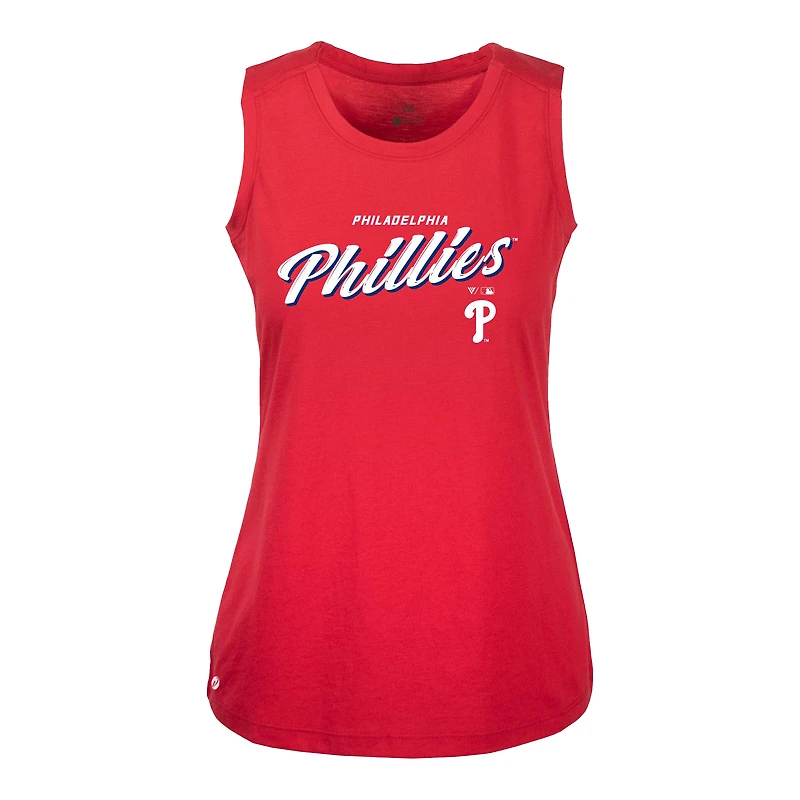 Débardeur rouge Levelwear pour femme, Accolade Macy Prospect des Philadelphia Phillies