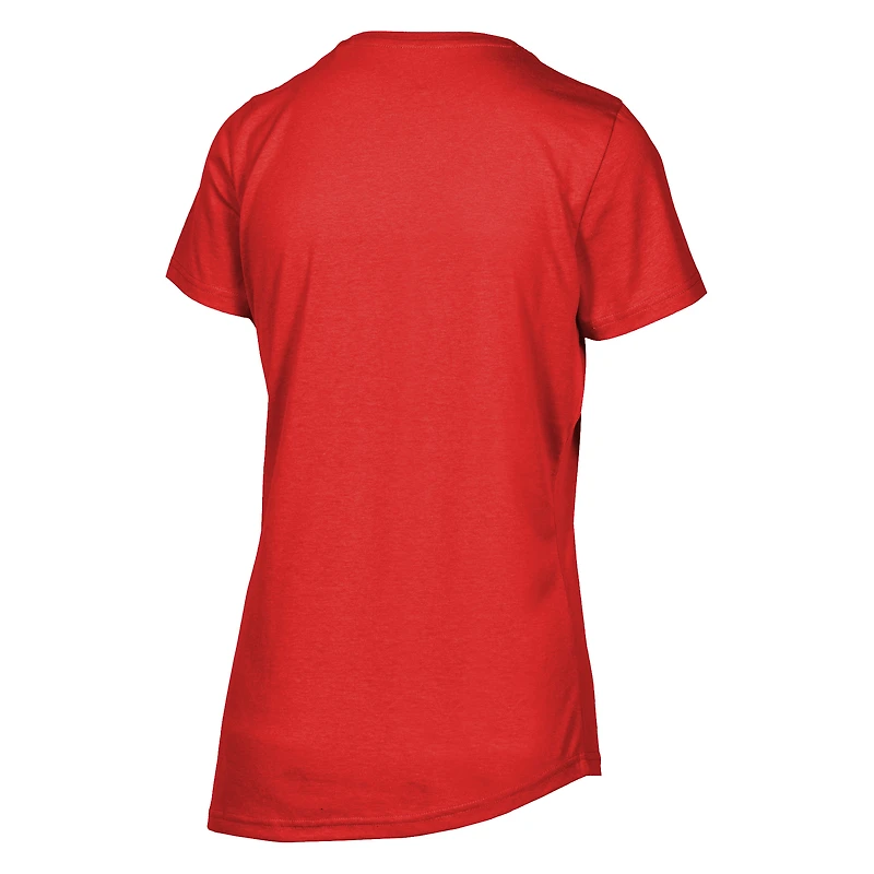 T-shirt rouge Birch Chase pour femme des Philadelphia Phillies