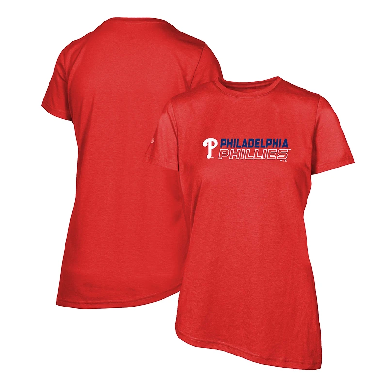 T-shirt rouge Birch Chase pour femme des Philadelphia Phillies
