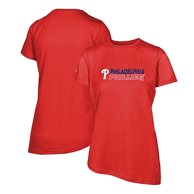 T-shirt rouge Birch Chase pour femme des Philadelphia Phillies