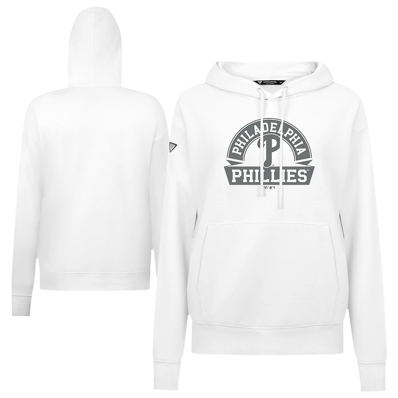 Women's Levelwear Philadelphia Phillies Adorn Banner Arch Pullover Hoodie
