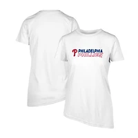 Women's Levelwear  White Philadelphia Phillies Birch Chase T-Shirt