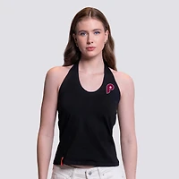Débardeur col V Noelle noir Lusso pour femme des Philadelphia Phillies