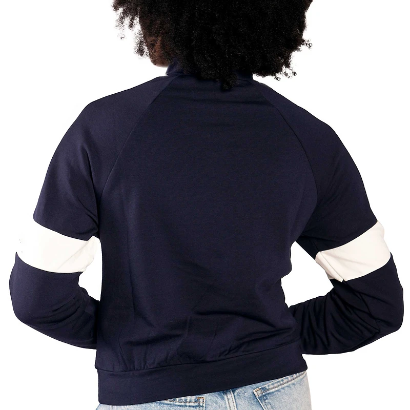 Women's Lusso Navy Philadelphia Phillies Monica Pullover Sweatshirt