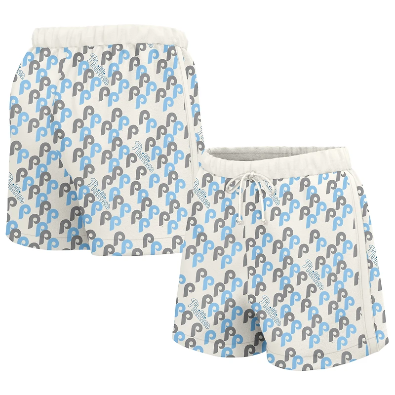 Women's Lusso  White Philadelphia Phillies Marge Shorts