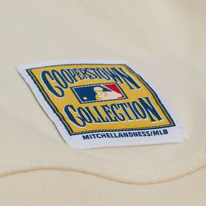 Women's Mitchell & Ness Cream Philadelphia Phillies 1976 MLB All-Star Game Crewneck Sweatshirt