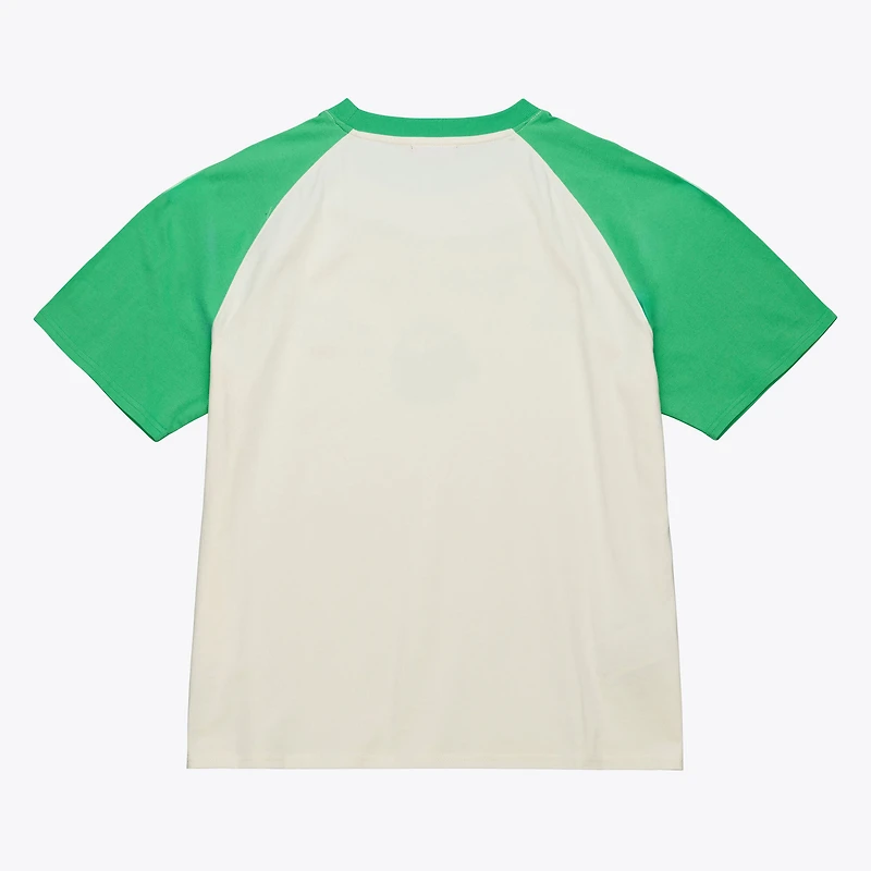 Women's Mitchell & Ness  Cream Philadelphia Phillies Raglan Boyfriend T-Shirt