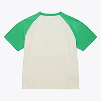 Women's Mitchell & Ness  Cream Philadelphia Phillies Raglan Boyfriend T-Shirt