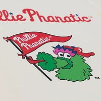 Women's Mitchell & Ness  Cream Philadelphia Phillies Raglan Boyfriend T-Shirt