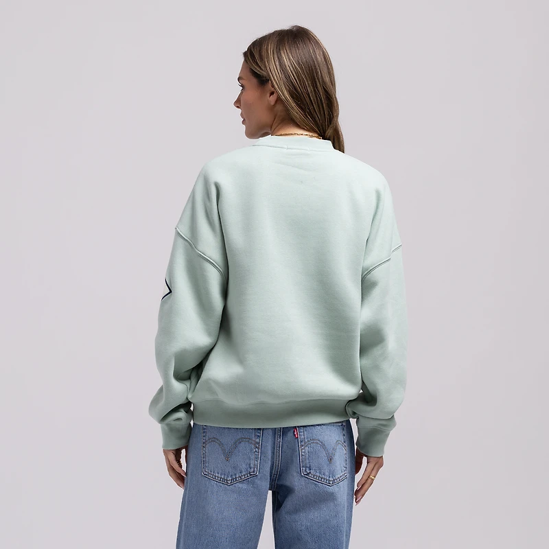 Women's Mitchell & Ness Green Philadelphia Phillies Yacht Rock Sweatshirt