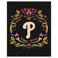 Women's New Era Black Philadelphia Phillies Día de los Muertos V-Neck T-Shirt