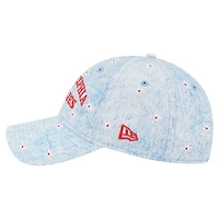 Women's New Era  Light Blue Philadelphia Phillies Daisy All Over 9TWENTY Adjustable Hat