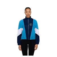Women's New Era  Navy/Light Blue Philadelphia Phillies Leisure City Connect Full-Zip Windbreaker