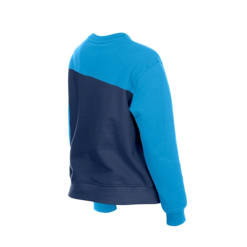 Women's New Era  Navy Philadelphia Phillies City Connect Gameday Crewneck Fleece Sweatshirt