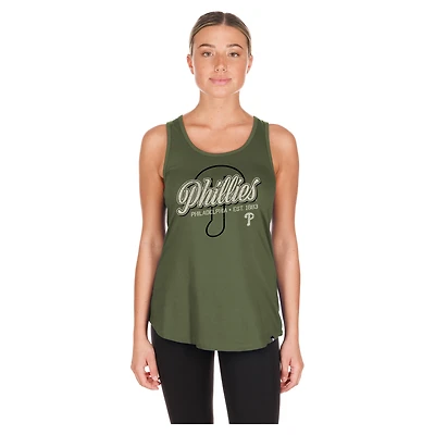 Débardeur New Era Olive Philadelphia Phillies 2026 pour la Journée des forces armées