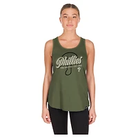Débardeur New Era Olive Philadelphia Phillies 2026 pour la Journée des forces armées