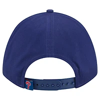 Women's New Era Royal Philadelphia Phillies Metallic A-Frame 9FORTY Adjustable Hat