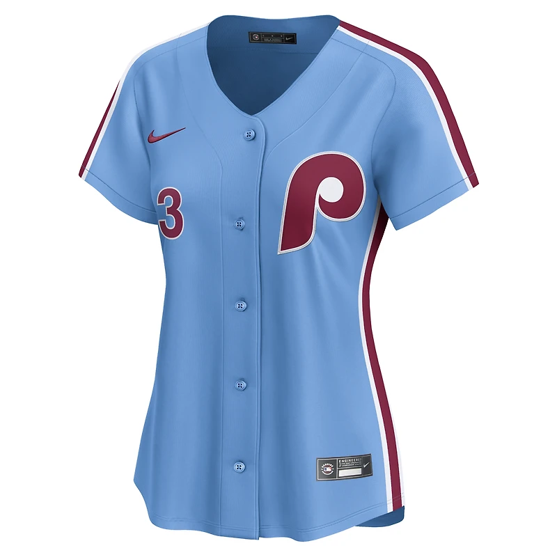 Maillot Nike Bryce Harper pour femme, joueur alternatif limité des Phillies de Philadelphie, bleu