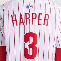 Maillot de joueur Nike Bryce Harper pour femme, blanc, Philadelphia Phillies Home Limited Player