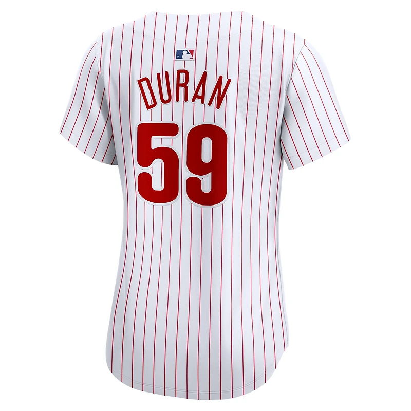 Women's Nike Jhoan Duran White Philadelphia Phillies Home Limited Player Jersey
