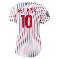Maillot réplique domicile Nike J.T. Realmuto blanc des Phillies de Philadelphie pour les Séries mondiales 2022 (femme)