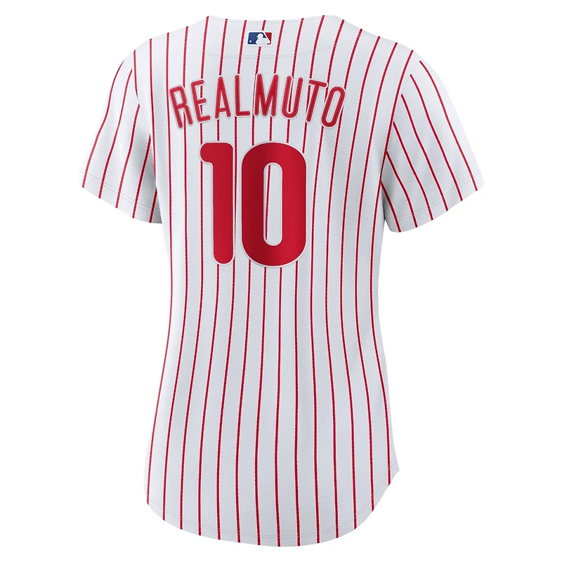 Maillot réplique domicile Nike J.T. Realmuto blanc des Phillies de Philadelphie pour femme