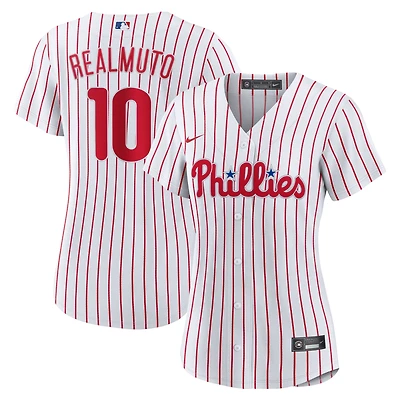 Maillot réplique domicile Nike J.T. Realmuto blanc des Phillies de Philadelphie pour femme
