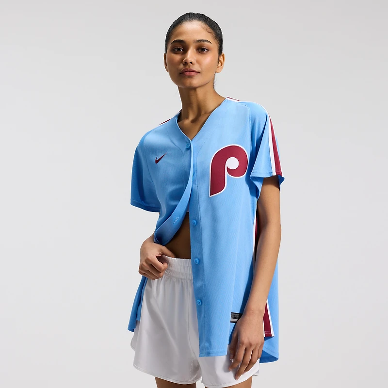 Maillot Nike blanc à domicile des Philadelphia Phillies pour femme
