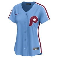 Maillot Nike bleu clair pour femme des Philadelphia Phillies, édition limitée alternative