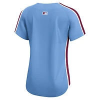 Maillot Nike bleu clair pour femme des Philadelphia Phillies, édition limitée alternative